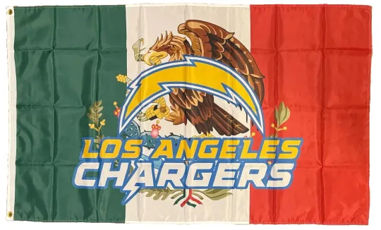 Discover LA Los Angeles Chargers Football Mexico Flag House