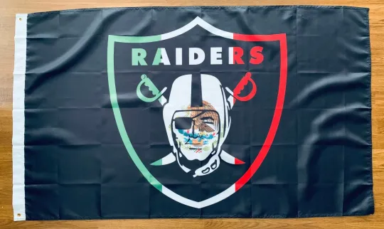 Las Vegas Raiders House Flag Banner - Double Sided Football Decor