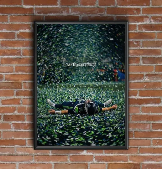 Discover Sam Darnold and the Seattle Seahawkss are Super B.owll Champions Poster