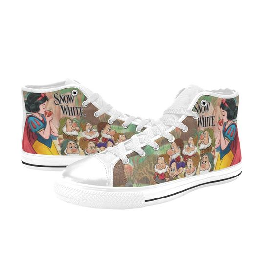 Snow White High Top Shoes Sneakers