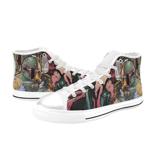 Boba Fett High Top Shoes Sneakers