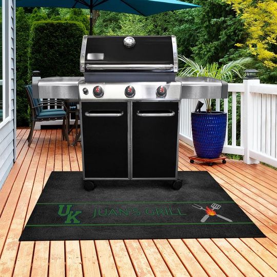 Discover Personalized Sports / College Grill Mat, Barbecue Mat, BBQ Mat, Father's Day Gift, Gift for Dad Grandpa Husband Grandad Backyard Porch GM17