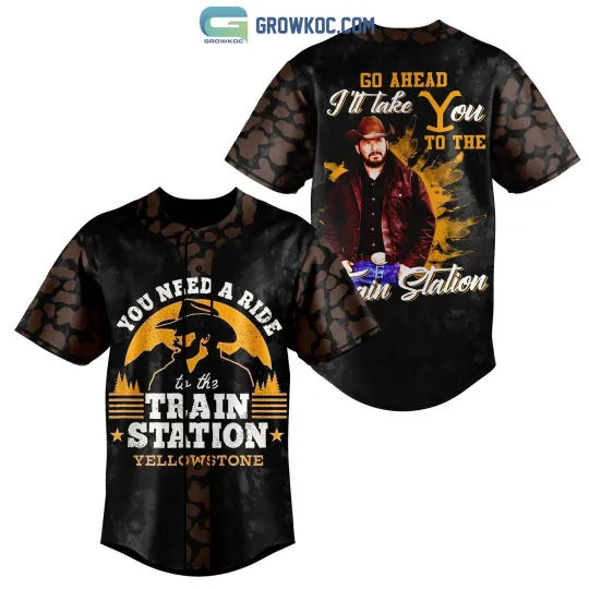 Discover You Need A Ride To The Train Station YStone Baseball Jersey