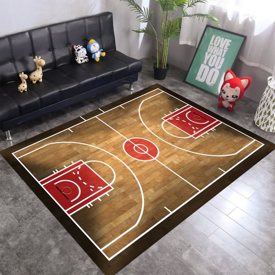 Discover Basketball Rug,Court Rug,Boys Room Rug,Sport Rug,Kids Room Rug,Custom Rug,Hypebeast Rug,Area Rug,Personalized Rug,Unique Rug,Gift For Him