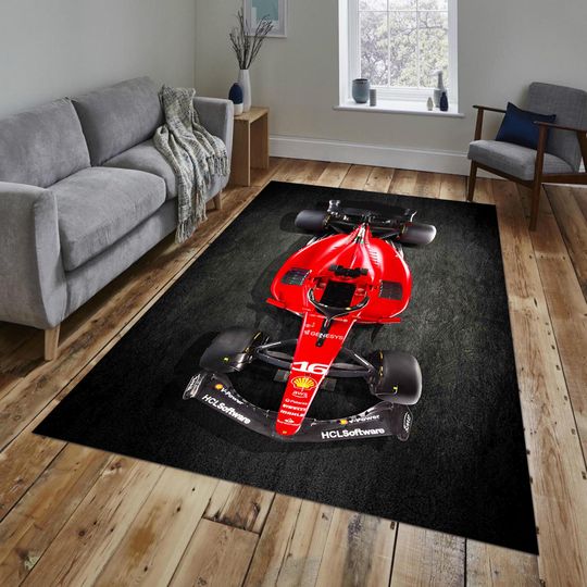 Discover Formula Rug, Car Decor, Young Room Rug, Sport Cars Rug, Game Room Rug, Home Decor Carpet, Gift for Formula Fans, Sport Room Rug