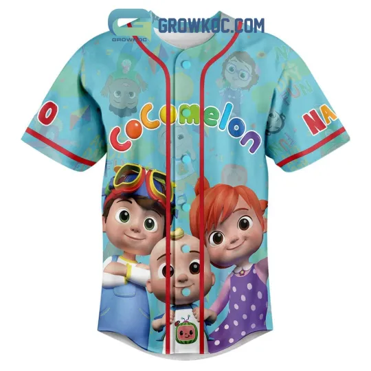Discover Cocomelon Cartoon Let8217s Have Fun Personalized Baseball Jersey