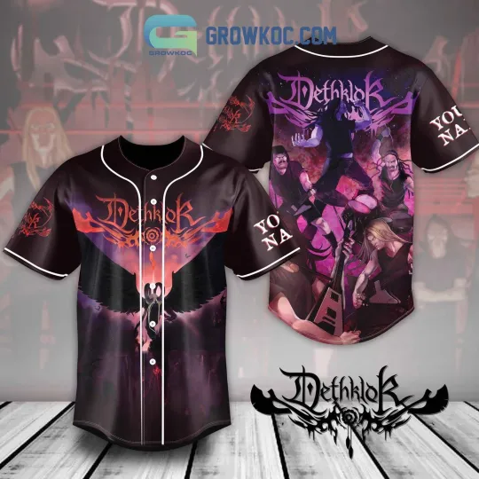 Metalocalypse Dethklok Personalized Baseball Jerse