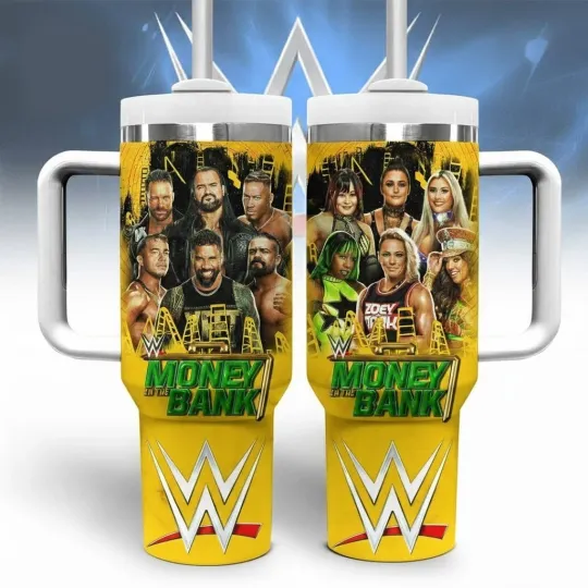 Discover Wrestling Ladder Match Contract Case Tumbler With Handle – 20oz 30oz 40oz