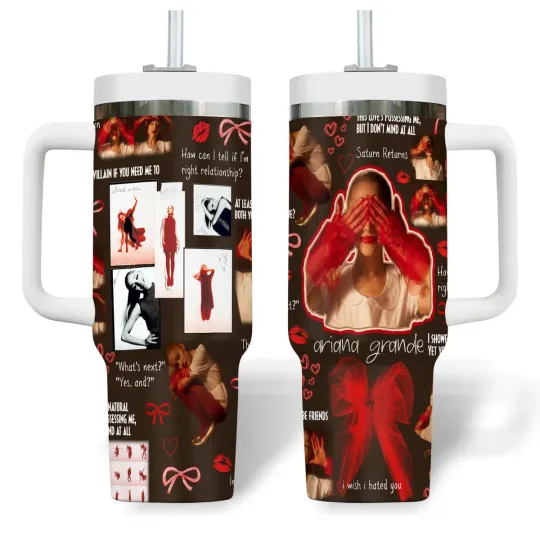 Discover Love Song Pop Singer Inspired Tumbler With Handle – 20oz 30oz 40oz