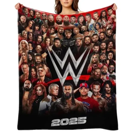 Discover Pro Wrestling Inspired Fleece Blanket - Soft Cozy Fan Throw