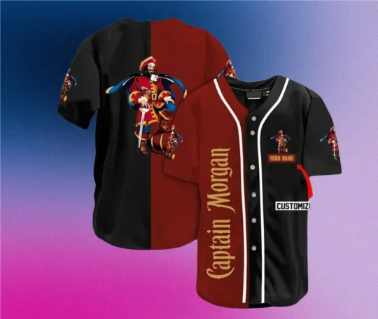 Discover Captain Morgan Baseball Jersey, Gift For Beer