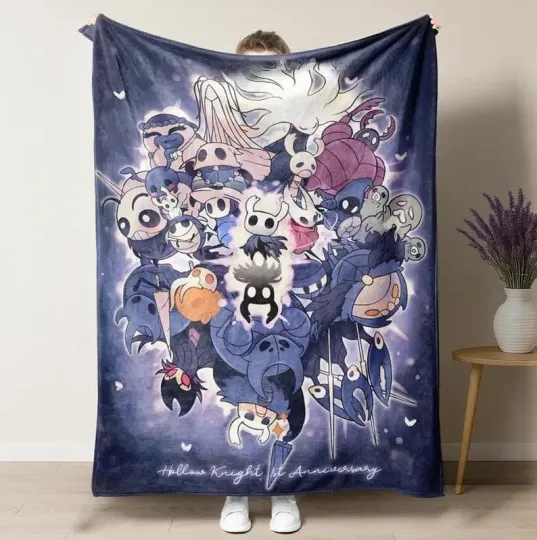 Discover Hollow Style Knight Game Inspired Fleece Blanket