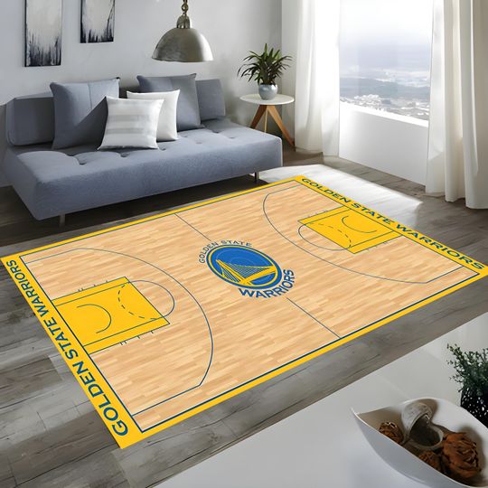Basketball Court Rug: Team Spirit Decor