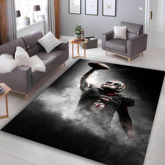 Discover American Football Rug: Non-Slip Sports Fan Decor