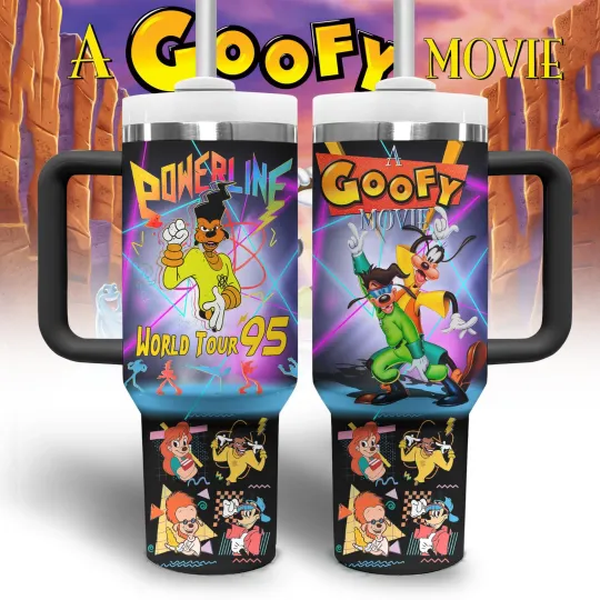 Discover A Goofy Movie 40oz Tumbler, Disney Travel Mug, Gift For Cartoon Lover