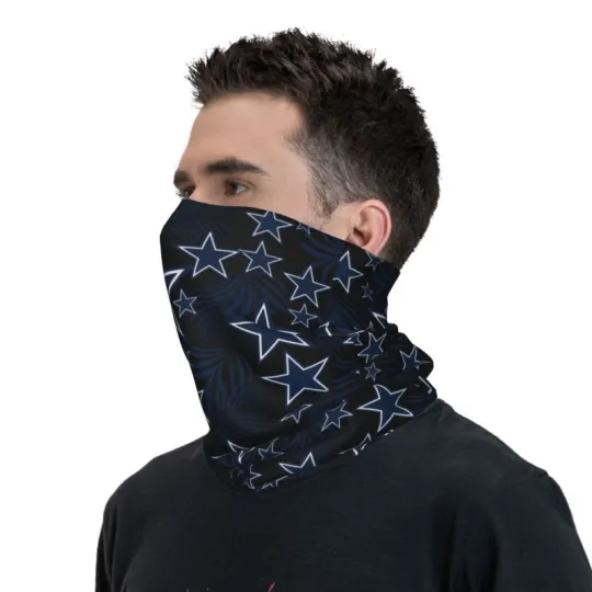 Dallas Cowboys Fans Face Mask Breathable Bandana Neck Gaiter