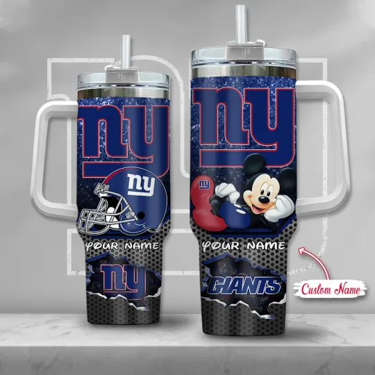 Discover Dual City Sports Fan Personalized Tumbler with Handle 20oz 30oz 40oz