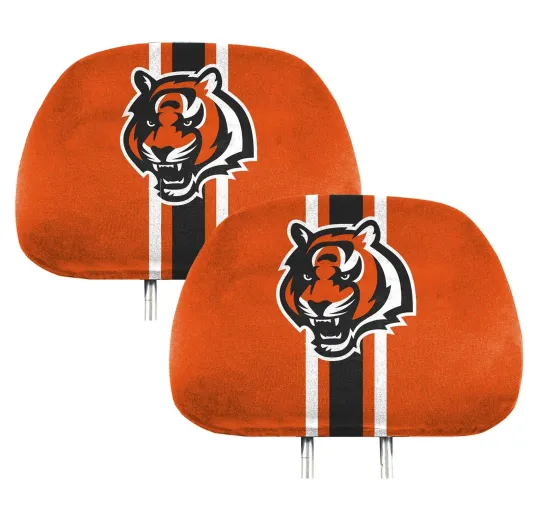 Cincinnati Bengals Football Headrest Covers