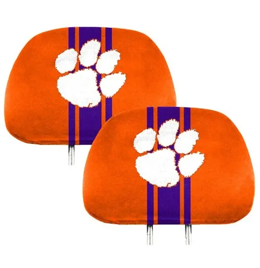 Clemson Tigers NCAA Car Headrest Covers