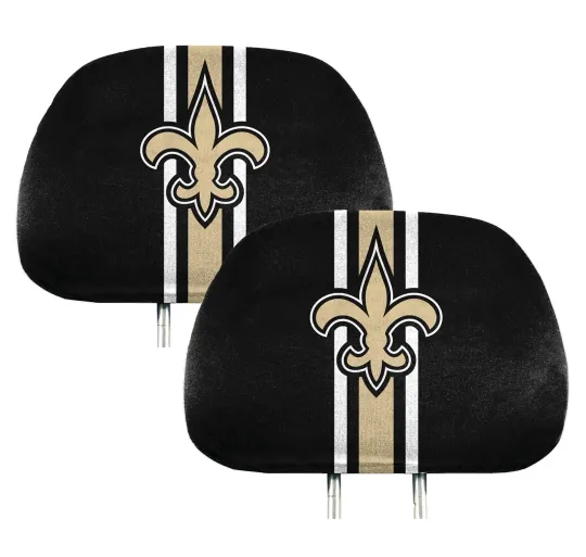 New Orleans Saints Football Car Headrest Covers