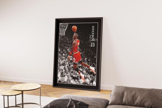 Discover Michael Jordan Poster: NBA Legend, Basketball Wall Art (Digital Download)