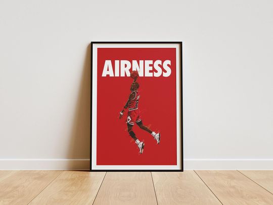 Michael Jordan Poster | NBA GOAT Wall Art | Chicago Bulls Legend Print | Basketball Icon Decor