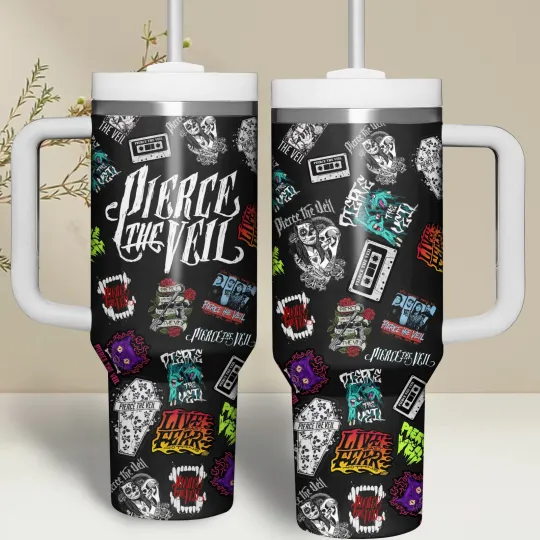Discover Post-Hardcore Rock Band Tumbler 40oz With Handle