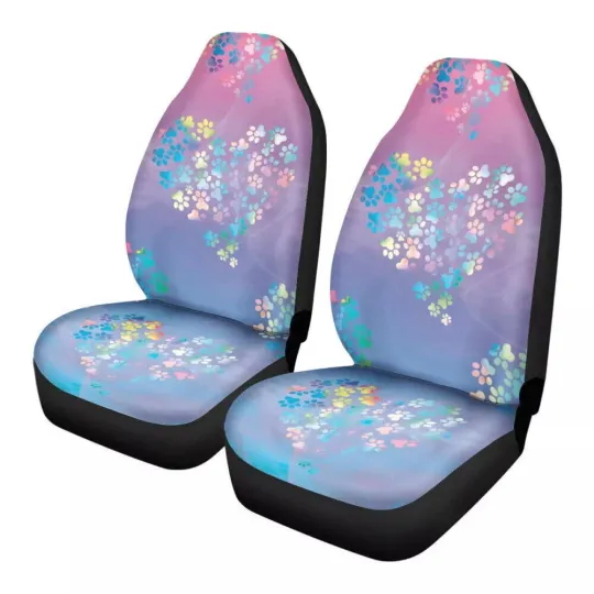 Discover All-Season Universal Car Seat Cover with Cartoon Print