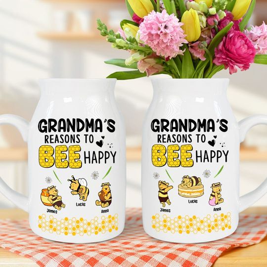 Discover Personalized Gifts For Grandma Flower Vase