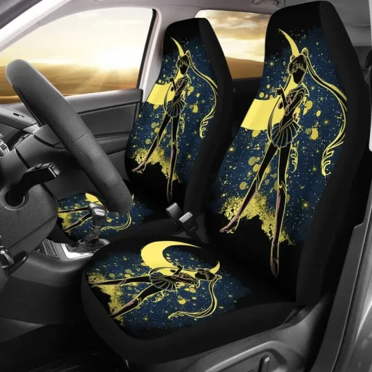 Sailor Moon Car Seat Covers Usagi Tsukino Shadow Design