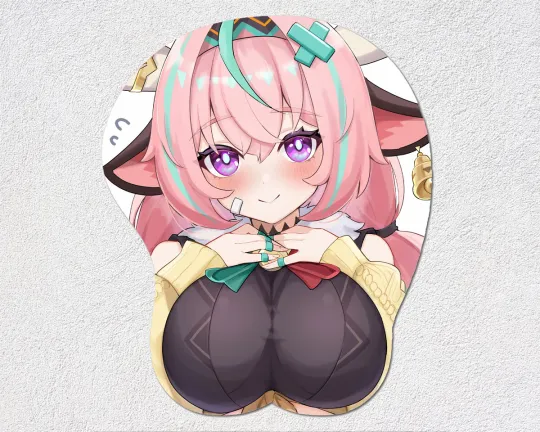 Genshin Impact Varesa 3D Oppai Boob Mouse Pad Wrist Rest