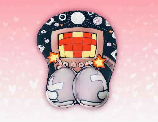 Discover 3D Mettaton Bombie Wrist Rest Mouse Pad