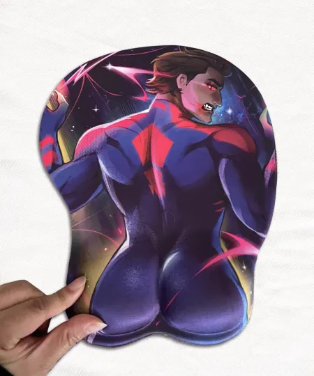 Spider-Man 2099 Miguel 3D Ergonomic Mousepad with Wrist Rest