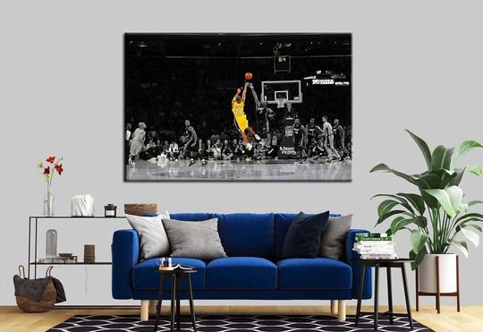 Kobe Bryant 'Last Shot' Canvas Print: Lakers Legend NBA Art