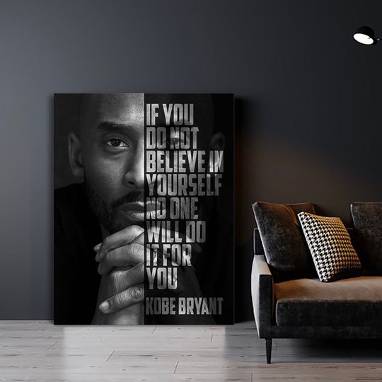 Legend Bryant Basketball| Wall Art Canvas Prints | High Quality | Home wall Decor | anvas ready to hang