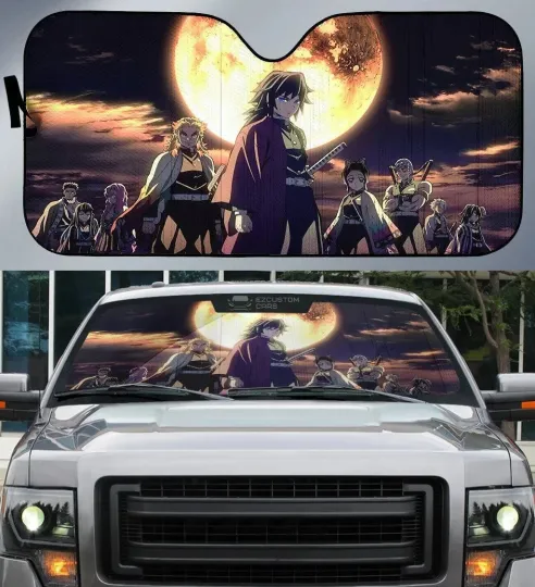 Discover demon Hashira Car Sun Shade