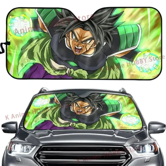 Anime Dragon Ball Car Sunshade Goku Windshield Sunbreaker Exterior Accessory