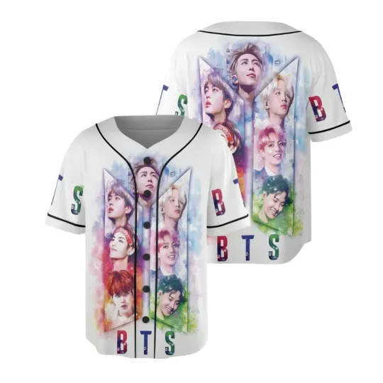 Discover Bangtan World Tour 2026 Baseball Jersey Kpop Fan Merch Unisex