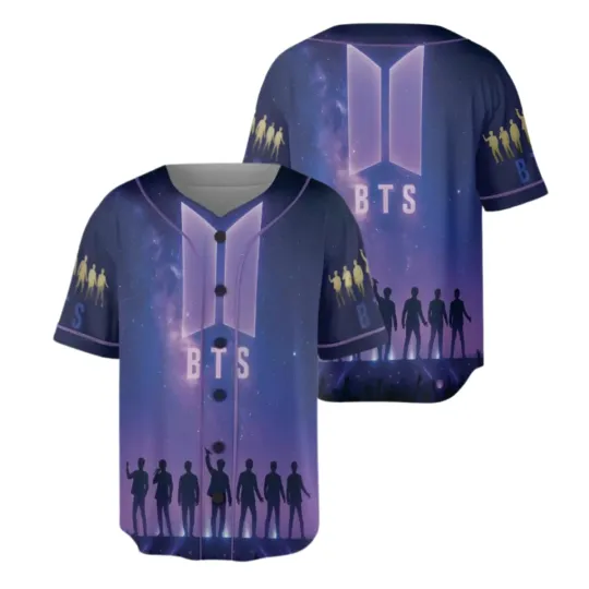 Discover Kpop Comeback World Tour 2026 Baseball Jersey Fan Merch Unisex