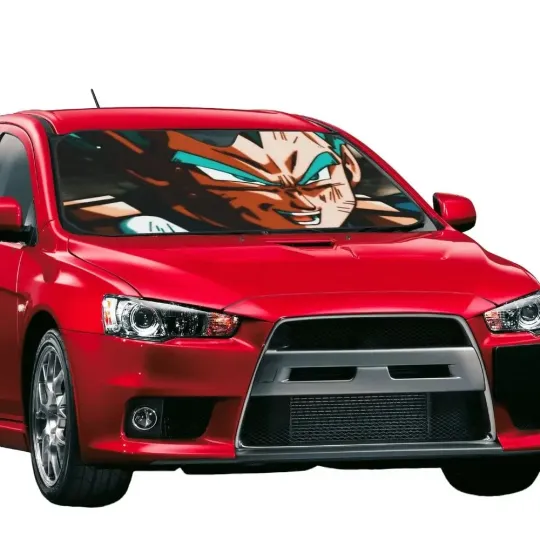 Discover Dragon Ball Z Anime Sunshade Windscreen Cover for Car Front Block