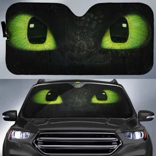 Toothless Night Fury Car Sun Shade for How to Train Your Dragon