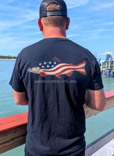 Discover America 250th Fishing Shirt, Trout American Flag TShirt, Patriotic Fisherman Tee, 1776 2026 Anniversary Shirt