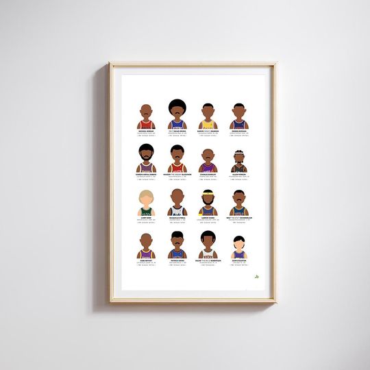 Discover NBA Legends Art Print