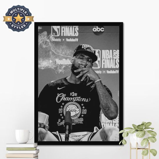 Discover LeBron James Poster, LeBron James Wall Art, Basketball Poster, Vintage NBA Poster, NBA Wall Art, Gift For Him, Motivational Sport Poster
