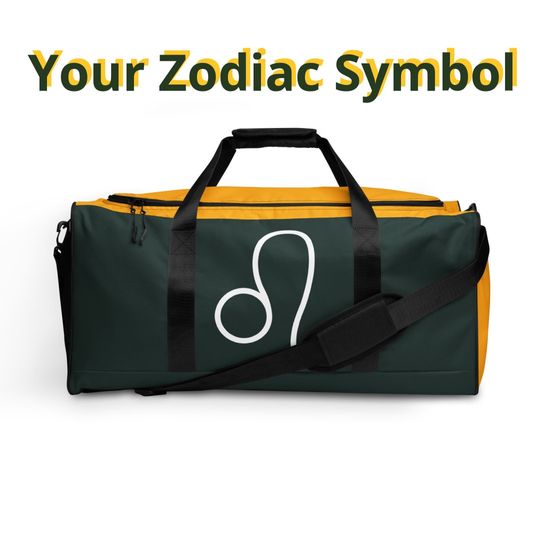 Discover Green Bay Packers Zodiac Duffle Bag: football Astrology Travel Gym Bag