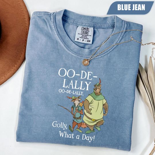 Discover Disney Robin Hood And Little John Oo-De-Lally Shirt, Golly What A Day T-shirt, Robin Hood Birthday Gift Shirts, Disney Family Trip Tee