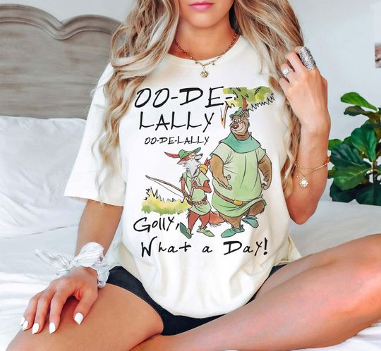 Discover Retro Disney Robin Hood And Little John Shirt, Vintage Robin Hood Shirts, Disneyland Family Matching Tee, Magic Kingdom Park, WDW Trip Shirt