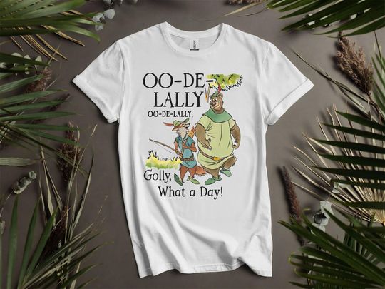 Discover Disney Robin Hood Little John Oo De T-Shirts, Hoodie for Men, Women, and Kids - Sizes S to 5XL | Ladies' T-Shirts Hoodie Available AD657