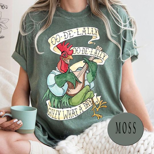 Discover Disney Robin Hood Alan-A-Dale Rooster OO-De-Lally Shirt, Golly What A Day Shirt, Disney Robin Hood Shirt, Disney Family Trip