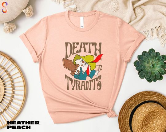 Discover Skippy Rabbit Death To Tyrants Shirt, Robin Hood T-Shirt, Disneyland Trip Tee, Family Vacation, Magic Kingdom